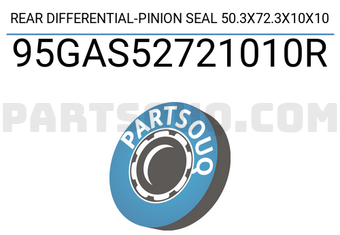 FEBEST 95GAS52721010R REAR DIFFERENTIAL-PINION SEAL 50.3X72.3X10X10