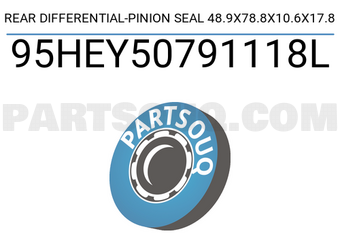 FEBEST 95HEY50791118L REAR DIFFERENTIAL-PINION SEAL 48.9X78.8X10.6X17.8