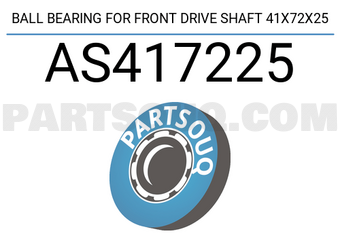 FEBEST AS417225 BALL BEARING FOR FRONT DRIVE SHAFT 41X72X25