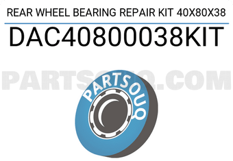 FEBEST DAC40800038KIT REAR WHEEL BEARING REPAIR KIT 40X80X38
