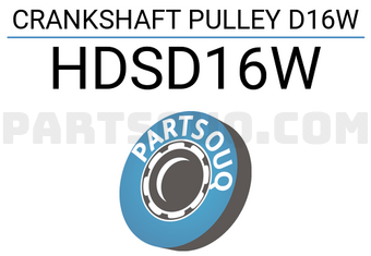 FEBEST HDSD16W CRANKSHAFT PULLEY D16W