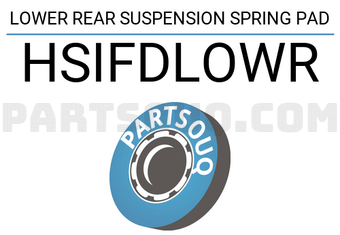 FEBEST HSIFDLOWR LOWER REAR SUSPENSION SPRING PAD