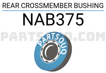 FEBEST NAB375 REAR CROSSMEMBER BUSHING