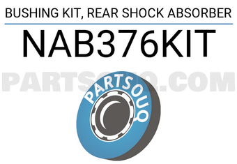 FEBEST NAB376KIT BUSHING KIT, REAR SHOCK ABSORBER