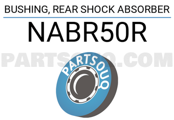 FEBEST NABR50R BUSHING, REAR SHOCK ABSORBER
