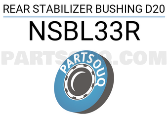 FEBEST NSBL33R REAR STABILIZER BUSHING D20