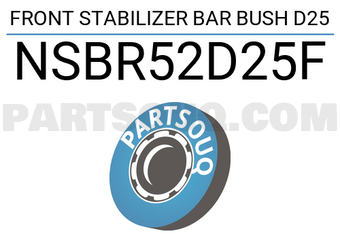 FEBEST NSBR52D25F FRONT STABILIZER BAR BUSH D25