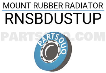 FEBEST RNSBDUSTUP MOUNT RUBBER RADIATOR