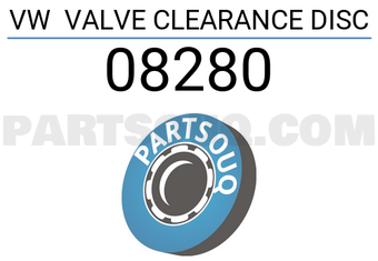 FEBI 08280 VW VALVE CLEARANCE DISC