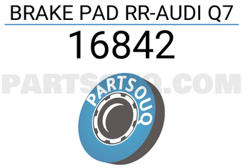 FEBI 16842 BRAKE PAD RR-AUDI Q7