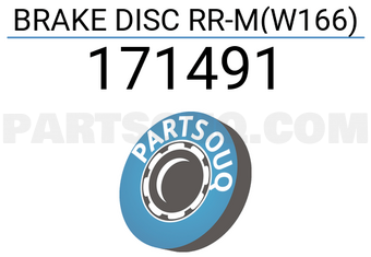 FEBI 171491 BRAKE DISC RR-M(W166)