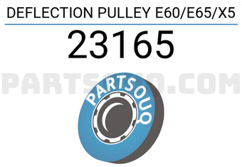 FEBI 23165 DEFLECTION PULLEY E60/E65/X5