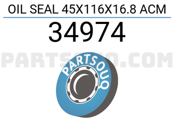 FEBI 34974 OIL SEAL 45X116X16.8 ACM