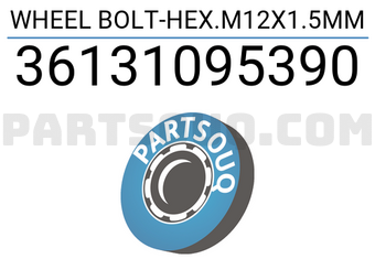 FEBI 36131095390 WHEEL BOLT-HEX.M12X1.5MM