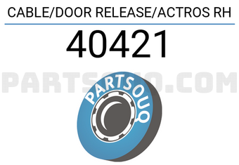 FEBI 40421 CABLE/DOOR RELEASE/ACTROS RH