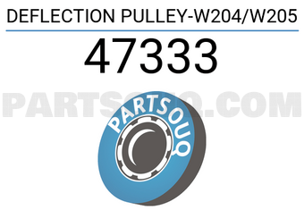 FEBI 47333 DEFLECTION PULLEY-W204/W205