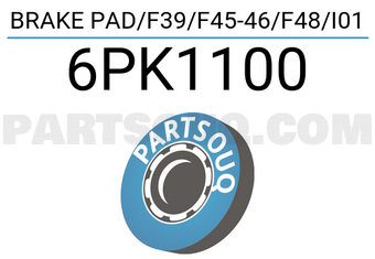 FEBI 6PK1100 BRAKE PAD/F39/F45-46/F48/I01