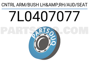 FEBI 7L0407077 CNTRL ARM/BUSH LH&RH/AUD/SEAT