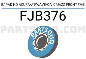 FMB FJB376 B/ PAD HO ACURA/AIRWAVE/CIVIC/JAZZ FRONT FMB