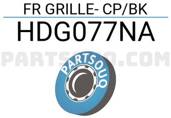 FPI HDG077NA FR GRILLE- CP/BK