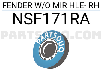 FPI NSF171RA FENDER W/O MIR HLE- RH