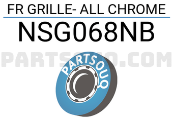 FPI NSG068NB FR GRILLE- ALL CHROME