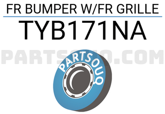 FPI TYB171NA FR BUMPER W/FR GRILLE