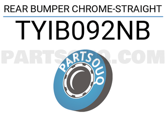 FPI TYIB092NB REAR BUMPER CHROME-STRAIGHT