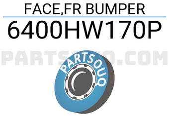 FUSO 6400HW170P FACE,FR BUMPER