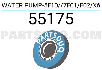GEBA 55175 WATER PUMP-5F10//7F01/F02/X6
