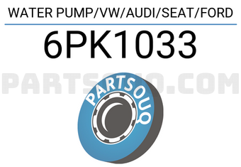 GK 6PK1033 WATER PUMP/VW/AUDI/SEAT/FORD