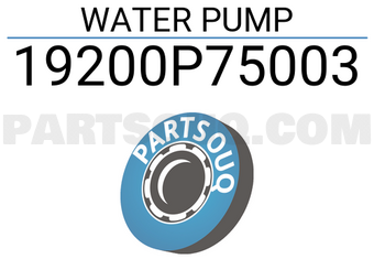 GMB 19200P75003 WATER PUMP