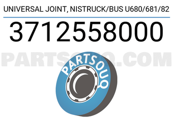 GMB 3712558000 UNIVERSAL JOINT, NISTRUCK/BUS U680/681/82