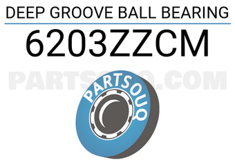GMB 6203ZZCM DEEP GROOVE BALL BEARING