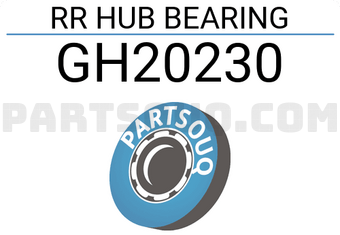 GMB GH20230 RR HUB BEARING