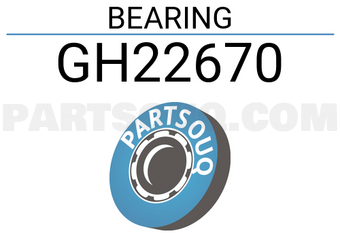GMB GH22670 BEARING