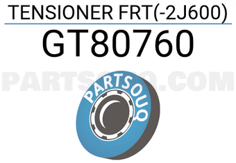 GMB GT80760 TENSIONER FRT(-2J600)
