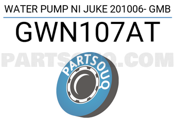 GMB GWN107AT WATER PUMP NI JUKE 201006- GMB