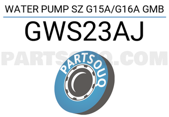 GMB GWS23AJ WATER PUMP SZ G15A/G16A GMB