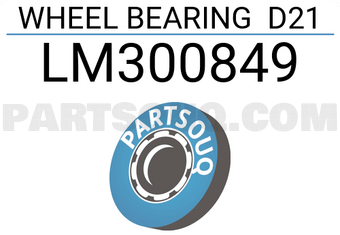 GMB LM300849 WHEEL BEARING D21