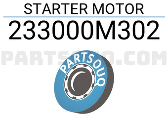 GVT 233000M302 STARTER MOTOR
