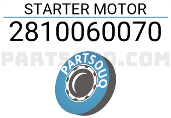 GVT 2810060070 STARTER MOTOR