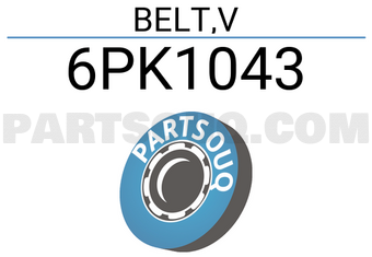 Gates 6PK1043 BELT,V