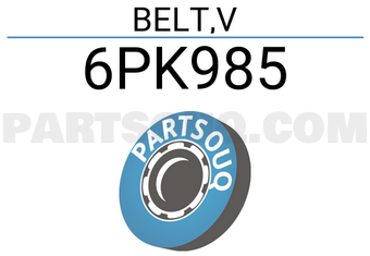 Gates 6PK985 BELT,V