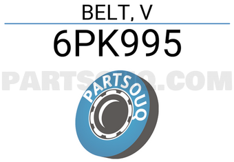 Gates 6PK995 BELT, V
