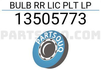 General Motors 13505773 BULB RR LIC PLT LP