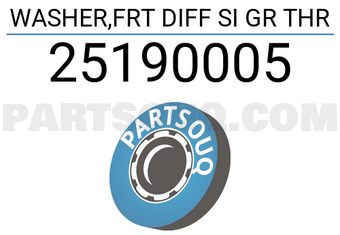 General Motors 25190005 WASHER,FRT DIFF SI GR THR