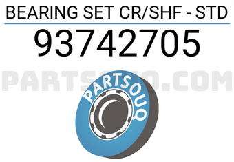 General Motors 93742705 BEARING SET CR/SHF - STD