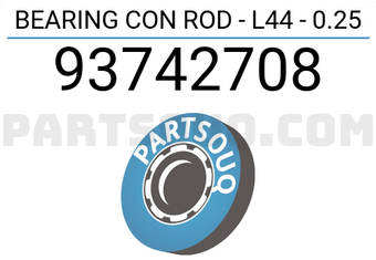 General Motors 93742708 BEARING CON ROD - L44 - 0.25