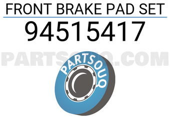 General Motors 94515417 FRONT BRAKE PAD SET